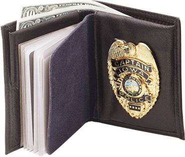 police badge wallet