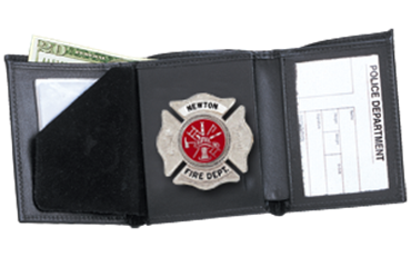 Blackinton Shield Badge Holder - Leather Badge Case