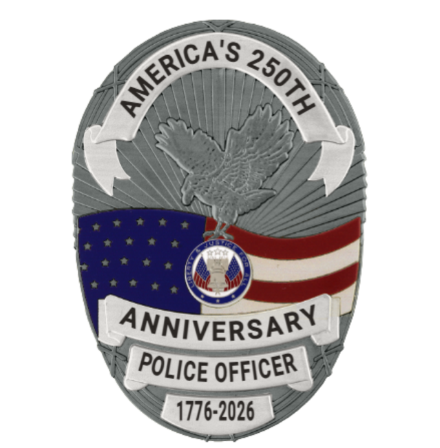 ポリスバッジ 200周年記念バッジ　Blackinton America's 250th - V. H. Blackinton